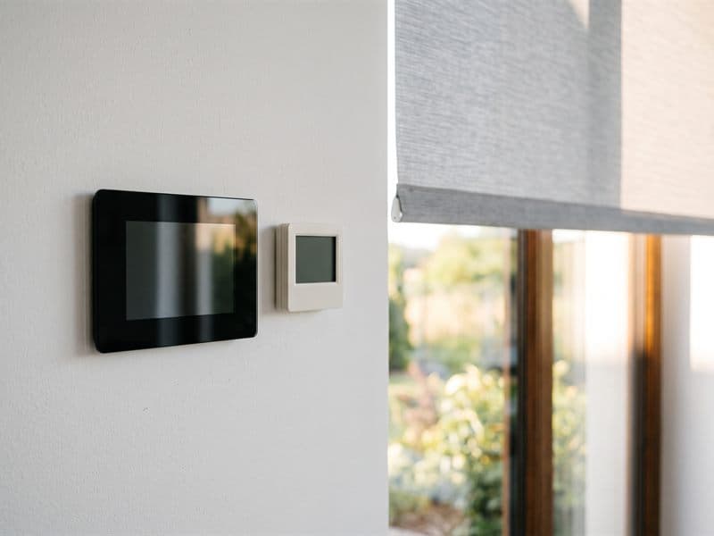 Panel de domótica para controlar luz, persianas y climatización en Ferrol